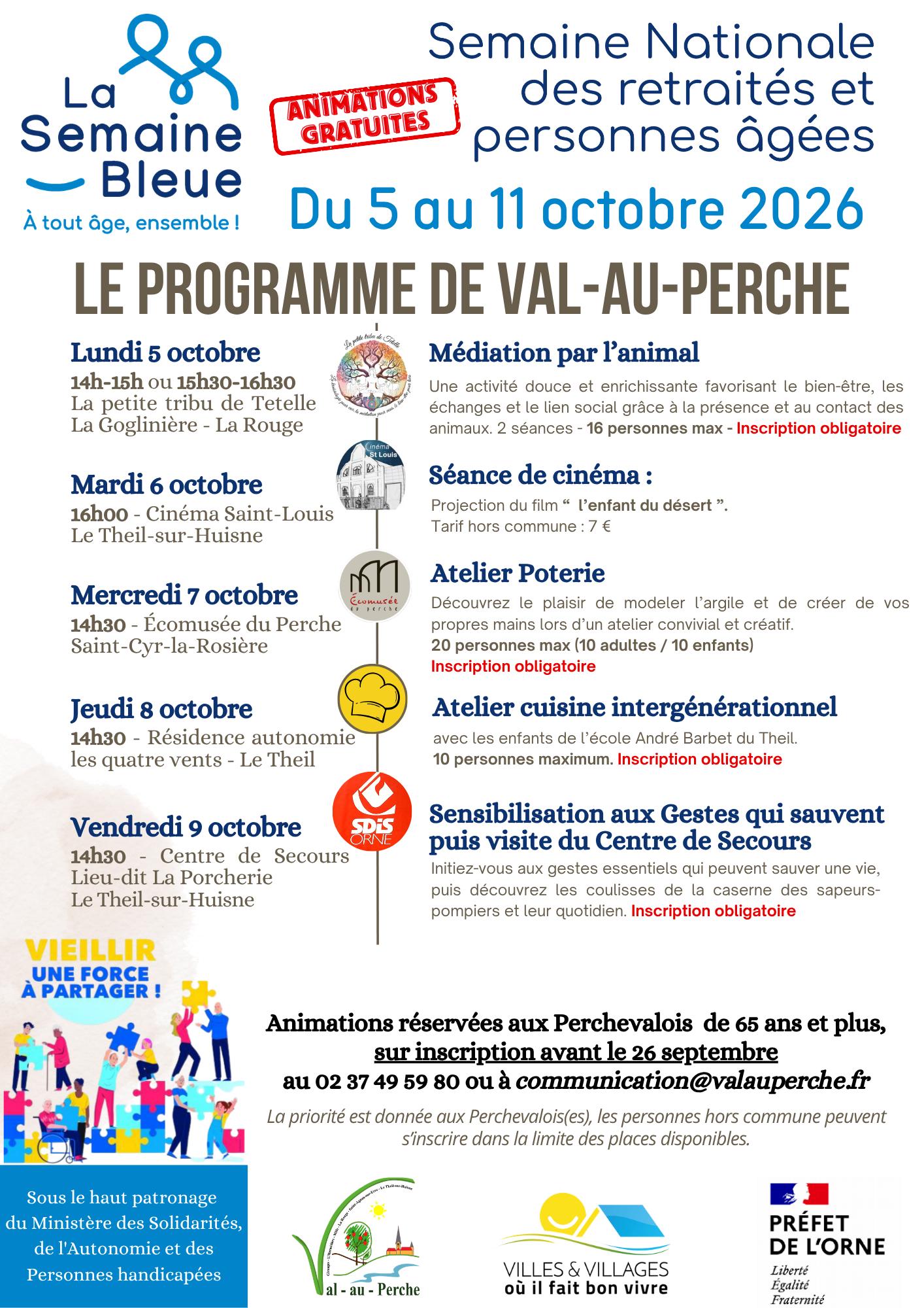 💙 [ Semaine Bleue : faisons circuler l’information !]La Semaine Bleue approche et de nombreuses activités sont proposées aux seniors de @valauperche61260 .Pourtant, les inscriptions restent encore trop peu nombreuses… Alors aidons l’information à circuler ! 📣👵👴 Certains seniors ne consultent pas les réseaux sociaux ou n’ont pas toujours accès aux informations diffusées en ligne. C’est pourquoi le bouche-à-oreille est essentiel !👉 Vous avez un parent, un grand-parent, un voisin, une voisine, un ami ou une connaissance qui pourrait être intéressé(e) ?📞 Parlez-lui de la Semaine Bleue et transmettez-lui le programme !Un petit coup de téléphone, une visite, un message ou simplement quelques mots lors d’une rencontre peuvent faire toute la différence. ❤️Ensemble, faisons en sorte que personne ne passe à côté de ces rendez-vous !💙 La Semaine Bleue, c’est aussi l’occasion de se retrouver, de partager et de créer du lien.@la.petite.tribu.de.tetelle @ecomuseeduperche
#SemaineBleue #ValAuPerche #Seniors #LienSocial #BoucheÀOreille #BienVieillir