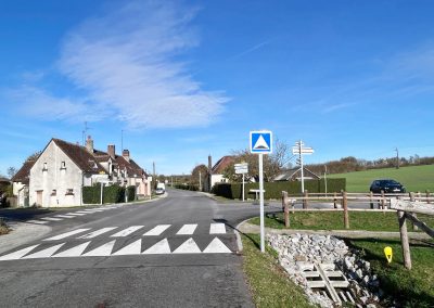 Travaux de sécurisation "La grandinière" - photo avec dos d'ane