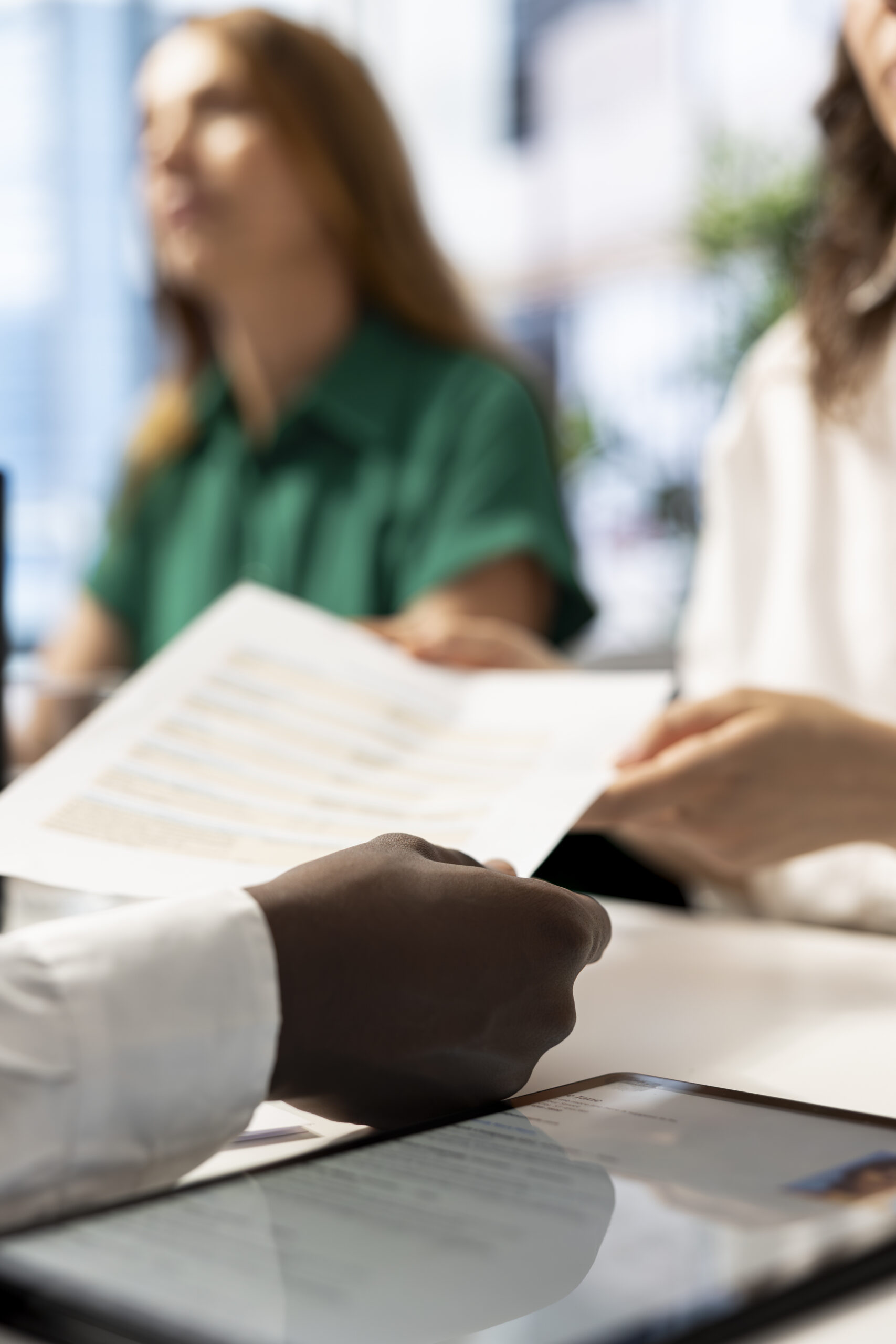 France services - Bureau, document à remplir