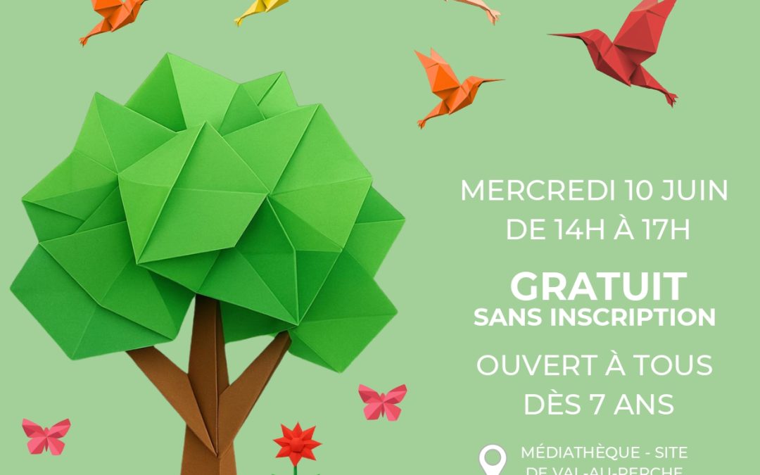 Atelier origami avec René Garnier