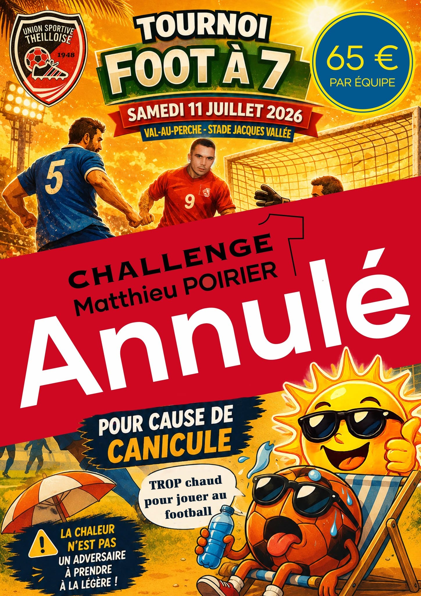 CHALLENGE FOOT ANNULE