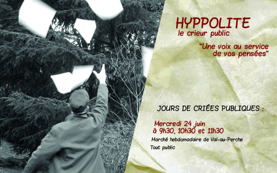 Mercredi 24 juin : criée publique sur le marché hebdomadaire