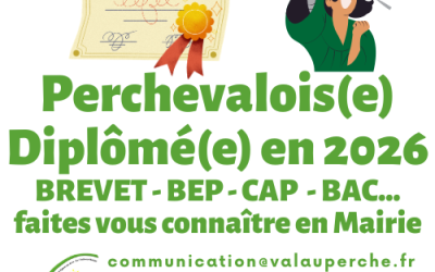 Diplômés 2026 faites-vous connaître en Mairie