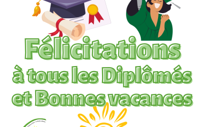 Félicitations à tous les diplômés