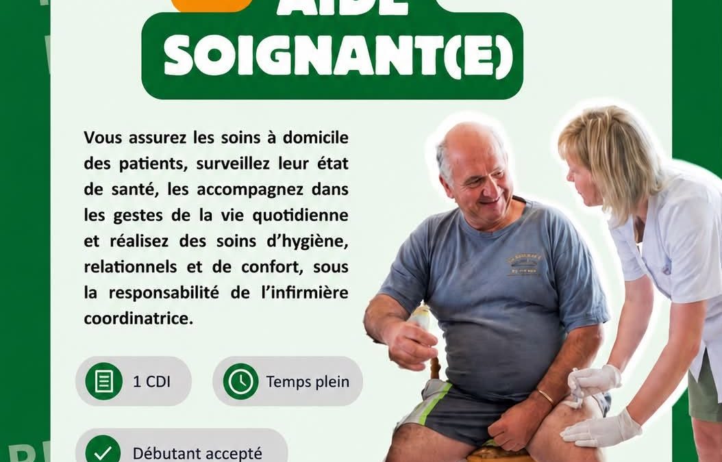 Le SSIAD de l’ADMR du Theil recrute !