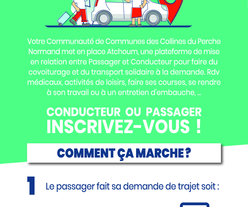 Atchoum Mobilité: votre solution de covoiturage.