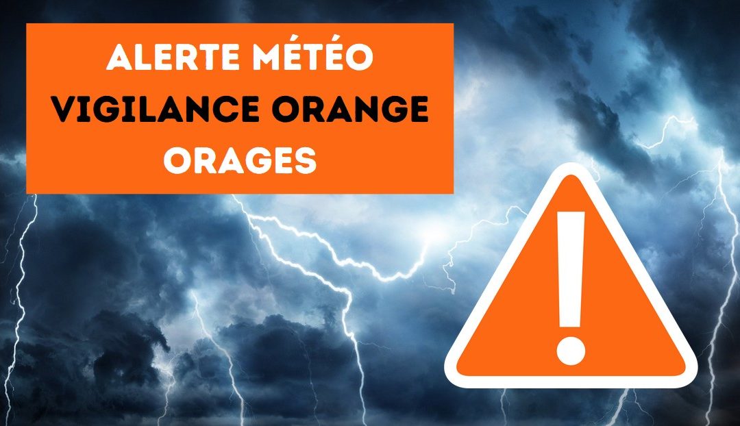 Le département de l’Orne est en vigilance ORANGE ORAGES mercredi 15 juillet 2026 de 15h00 à 22h00