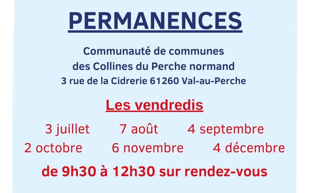 Permanences Habitat du Pays du Perche Ornais