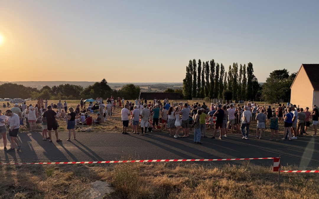 Une belle réussite pour l’éclipse solaire à Val-au-Perche.