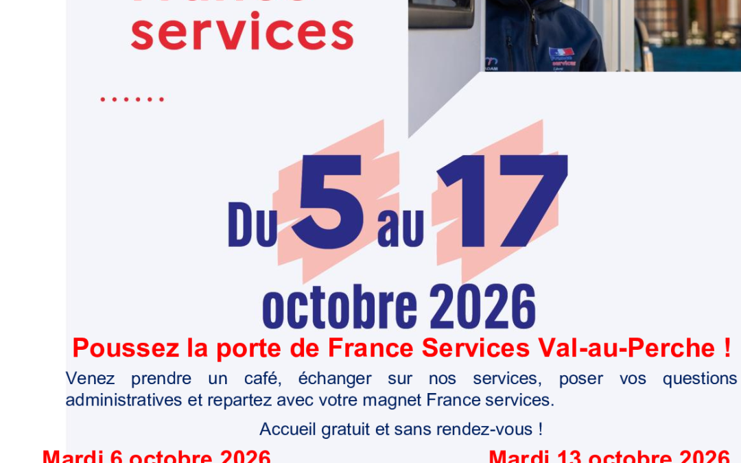 Journées Portes ouvertes France Services – du 5 au 17 octobre 2026